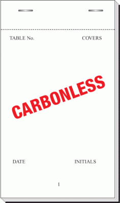 95 x 165mm Pre-Printed Duplicate NCR Restaurant Pad Boxed 100s - PAD35