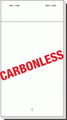 76 x 140mm Plain Duplicate NCR Economy Restaurant Pad Boxed 100s - PAD150