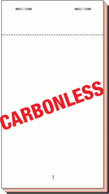 76 x 140mm Plain Duplicate NCR Restaurant Pad Boxed 100s - PAD20